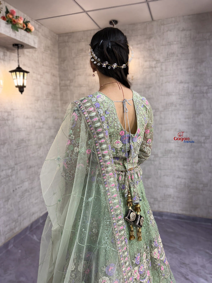 premium Coding Sequins work and designer lehenga choli perfect fit for you