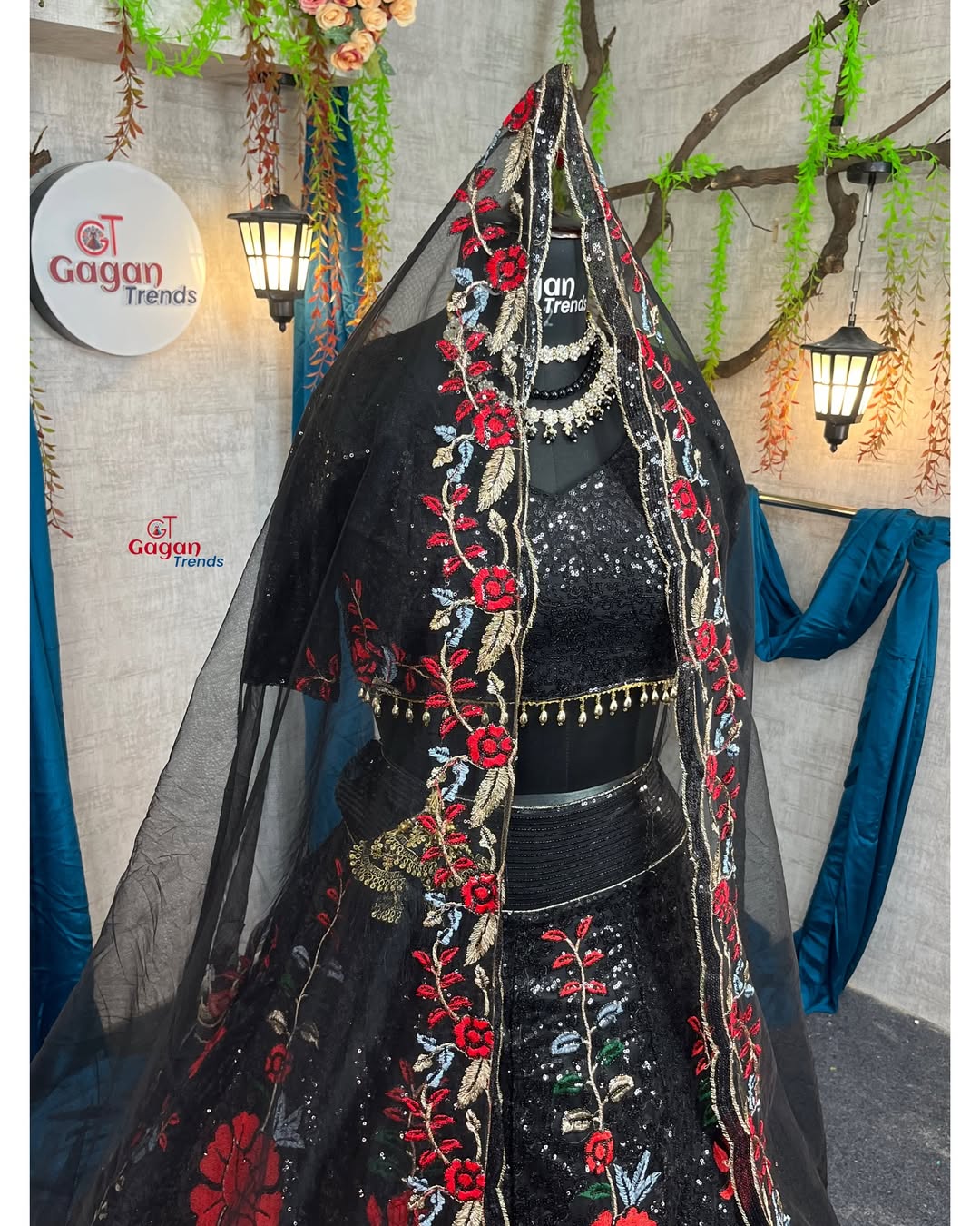 Trendy black Soft Mono Net lehenga with Embroidered Work With Cancan  and designer blouse