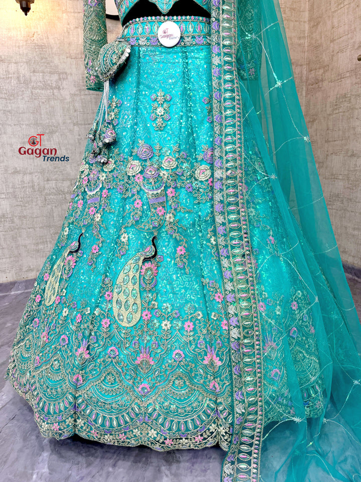 Rama colour premium Coding Sequins work and designer blouse perfect fit for you\