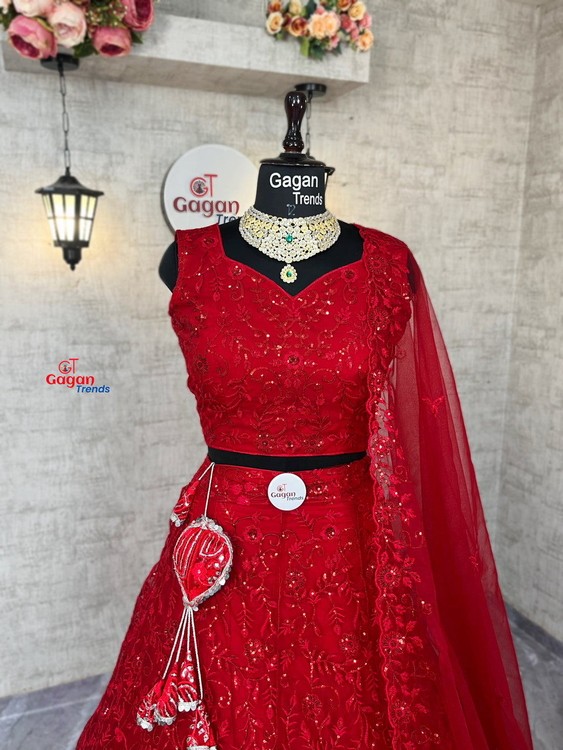 Ethereal Embroidered Butterfly Net Lehenga Set for Dreamy Celebrations