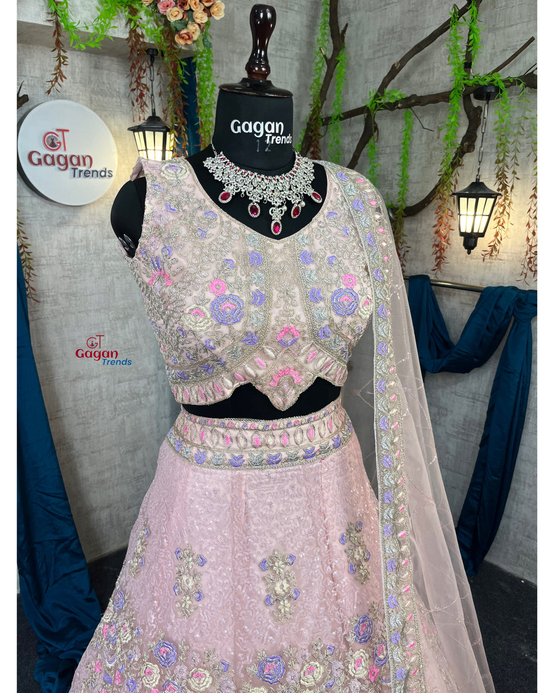 Pink colour premium Coding Sequins work and designer blouse perfect fit for you