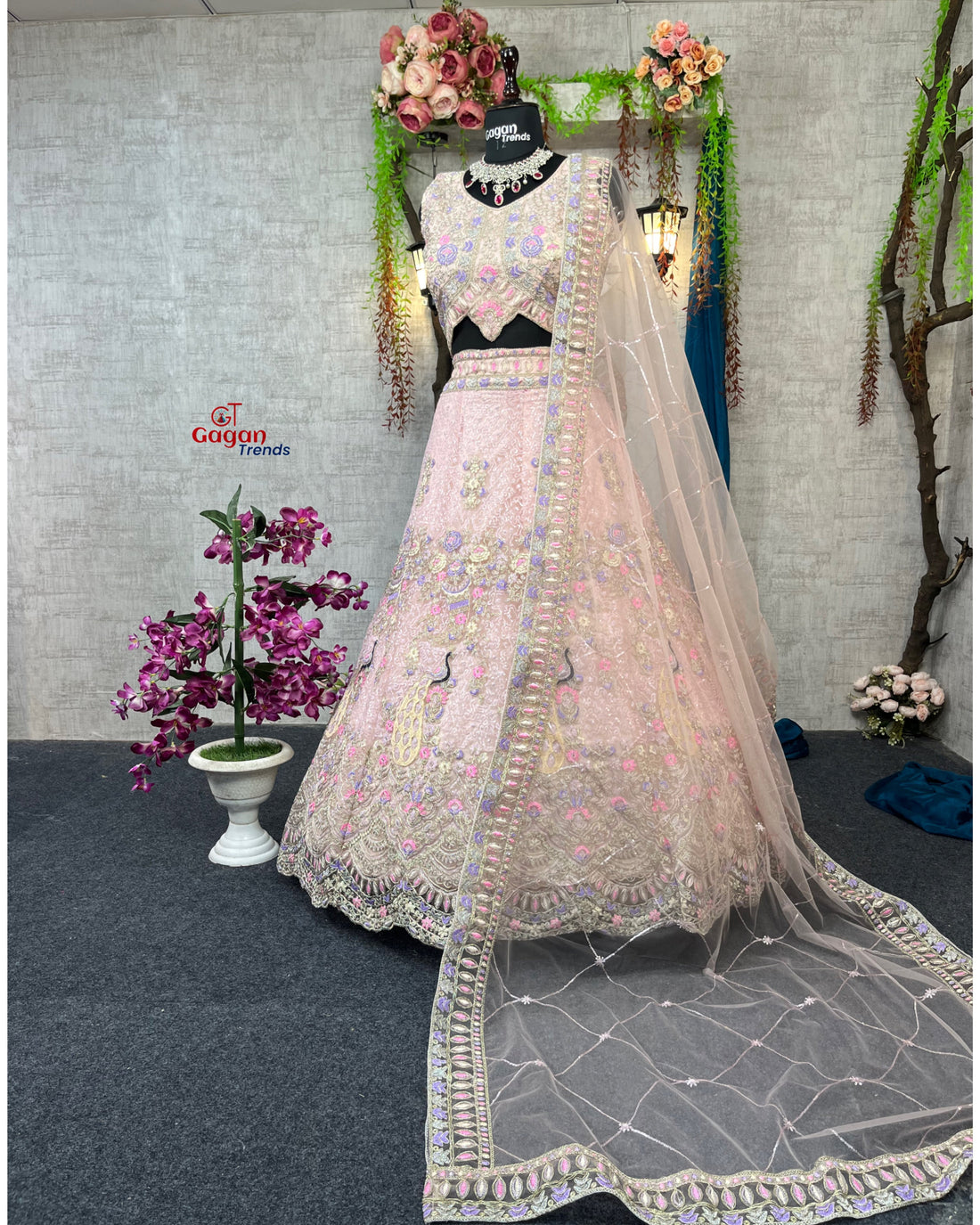 Pink colour premium Coding Sequins work and designer blouse perfect fit for you