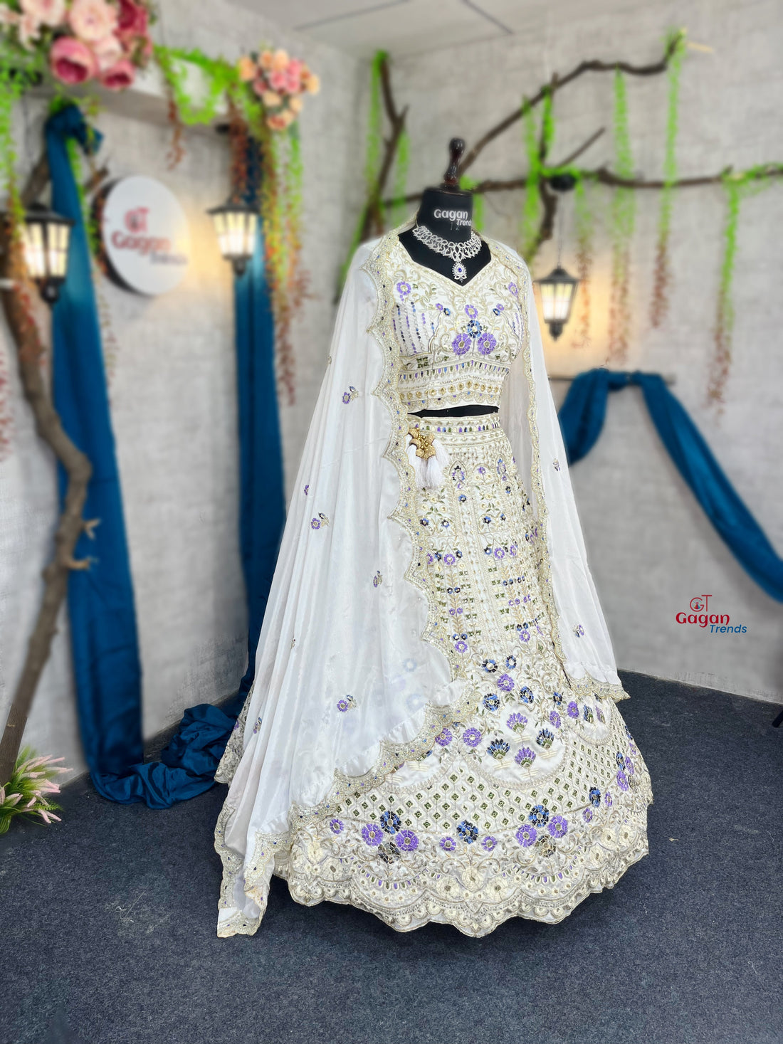 Heavy Mono Satin Silk Lehenga with Coding Sequins Embroidery – Perfect for Wedding & Party Wear