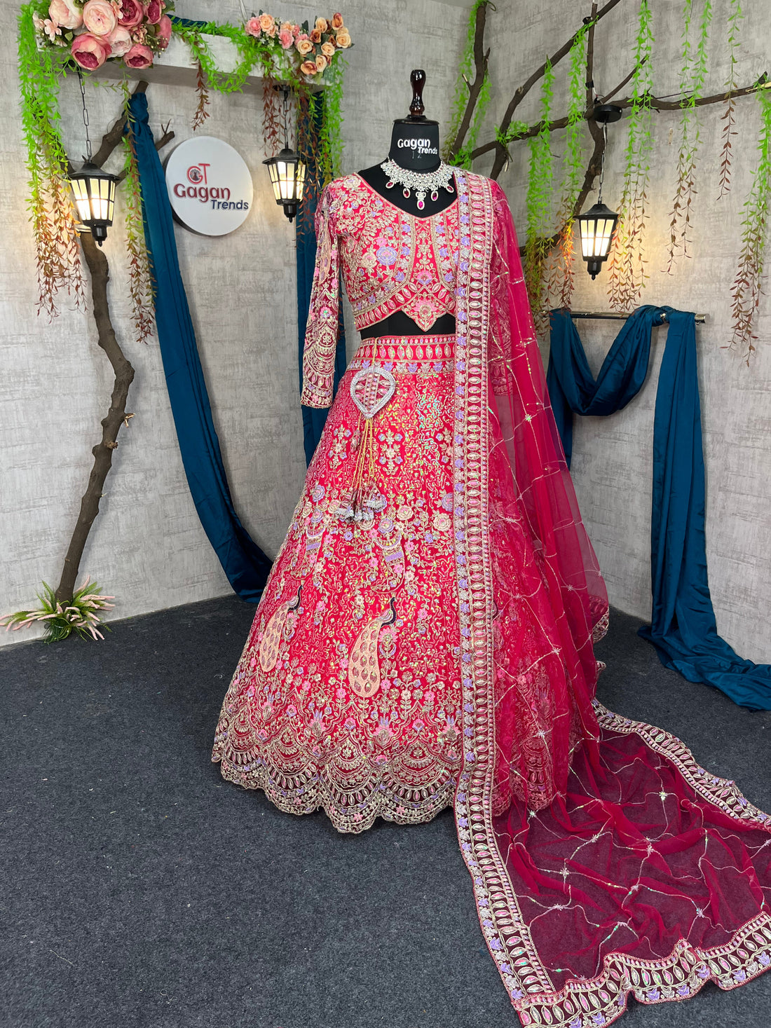 Rani colour premium Coding Sequins work and designer blouse perfect fit for you