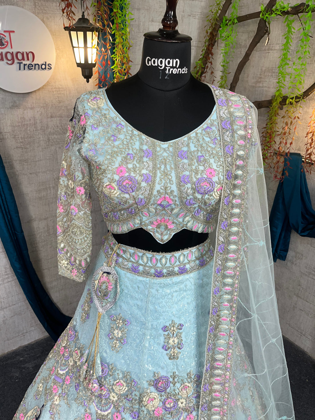 premium Lehenga Coding Sequins work and designer blouse perfect fit for you