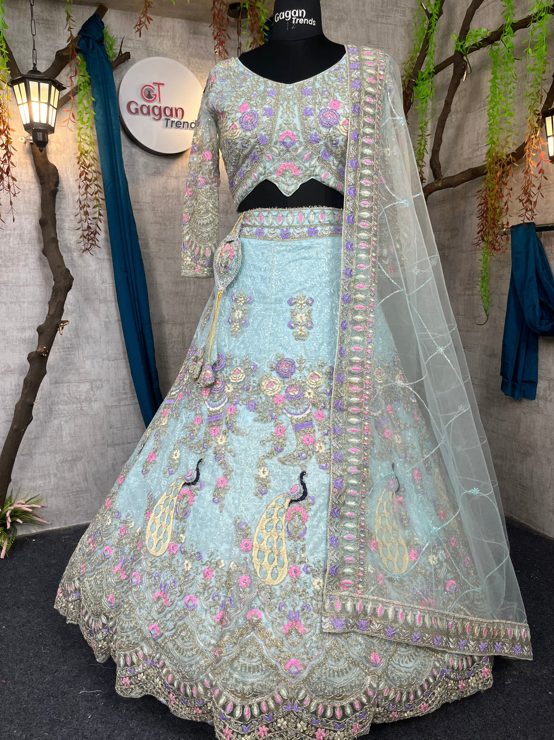 premium Lehenga Coding Sequins work and designer blouse perfect fit for you