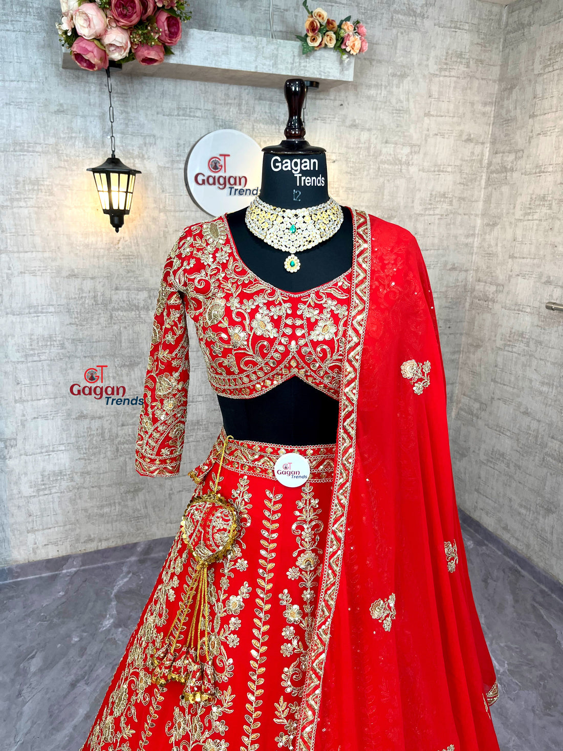 Premium Faux Georgette Lehenga with Coding Sequins Work – Semi-Stitched Set
