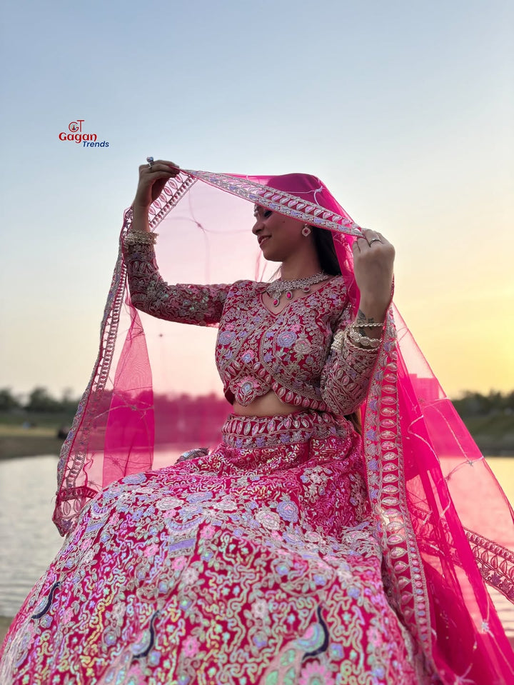 Rani colour premium Coding Sequins work and designer blouse perfect fit for you