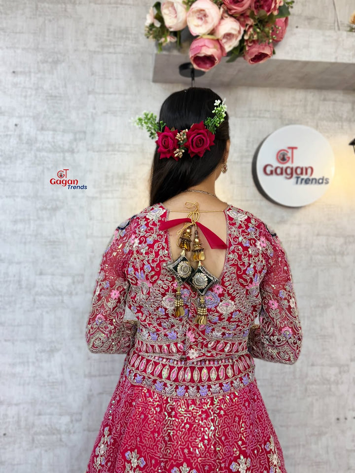 Rani colour premium Coding Sequins work and designer blouse perfect fit for you